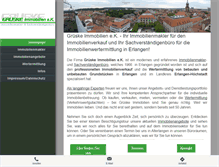 Tablet Screenshot of grueske-immobilien.de